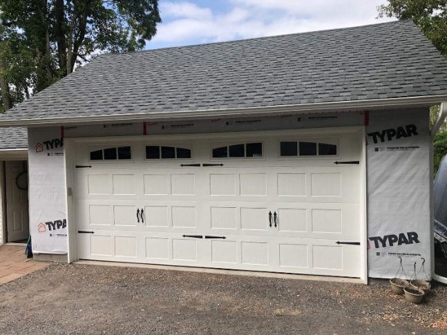 two car single garage door